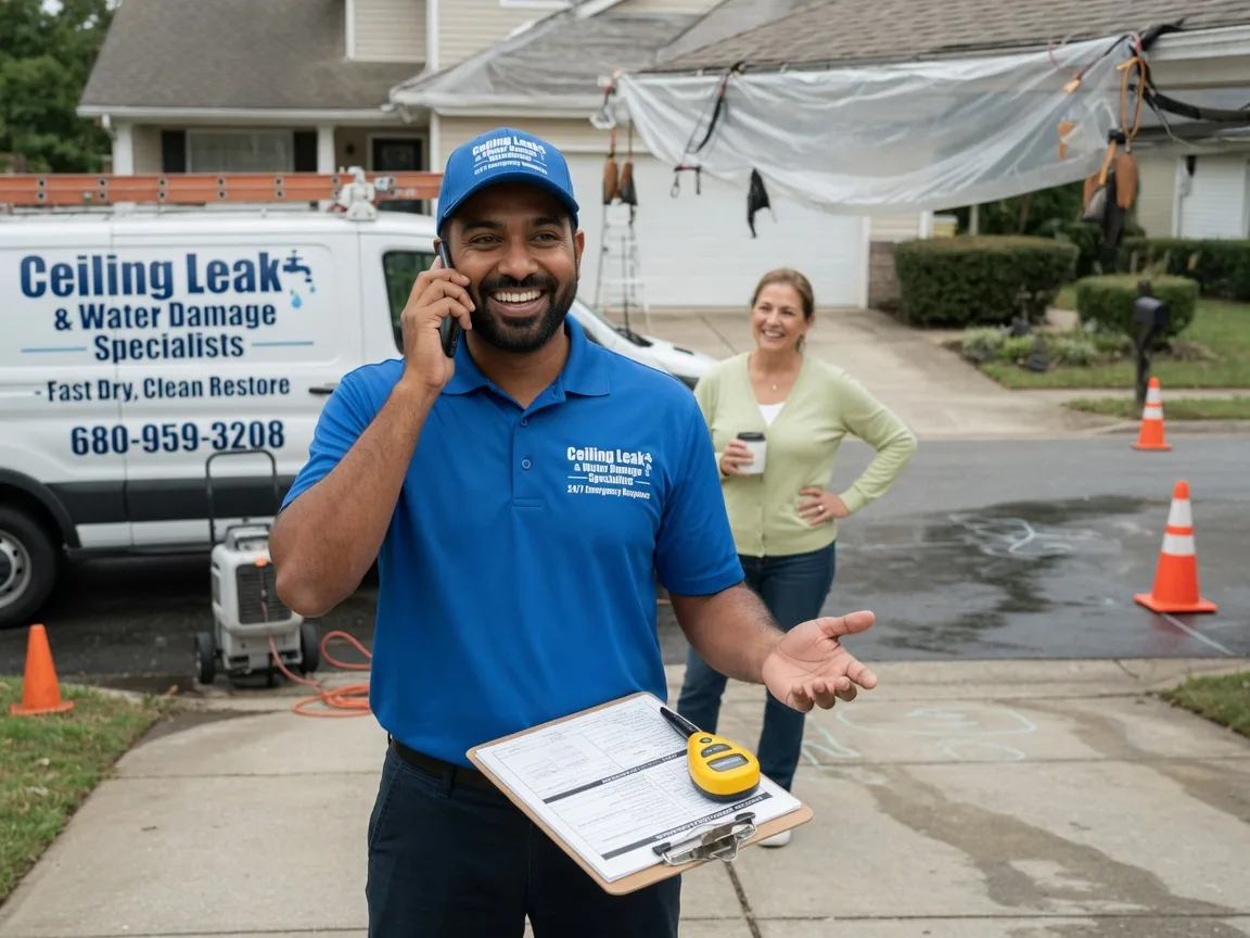 Ceiling Leak Cleanup Long Pine, NE FAQs